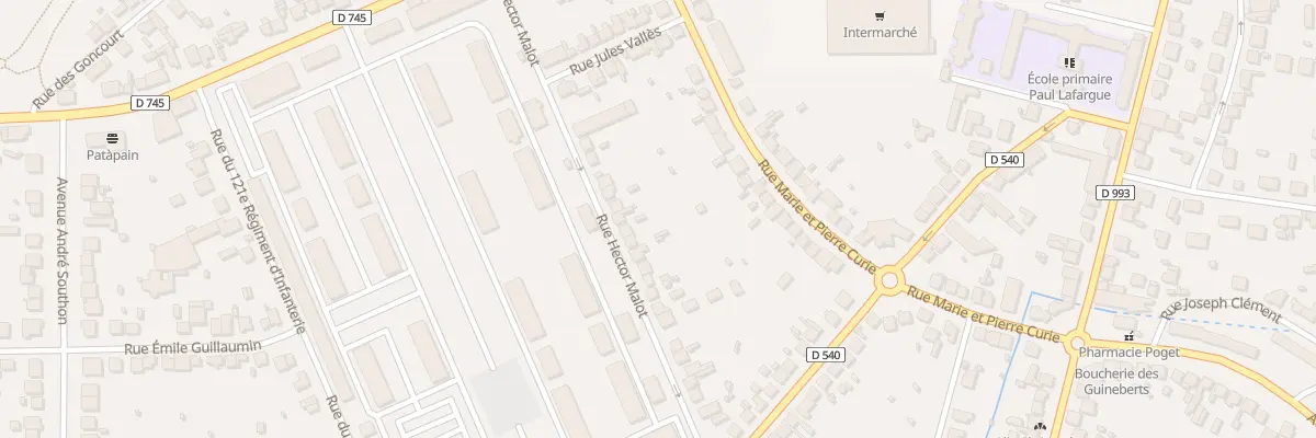 Plan du 35 Rue Hector Malot à Montluçon