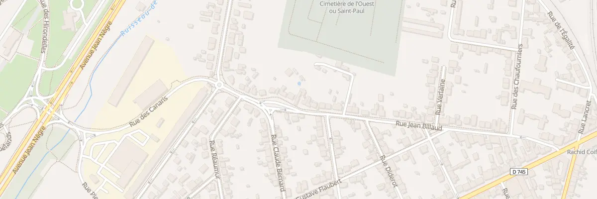 Plan du 68 Rue Jean Billaud à Montluçon