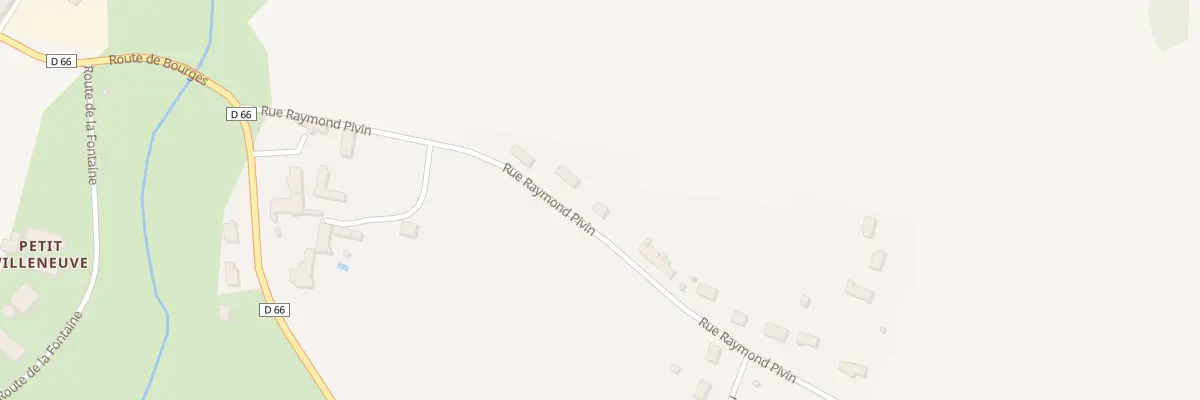 Plan du 30 Rue Raymond Pivin à Vornay