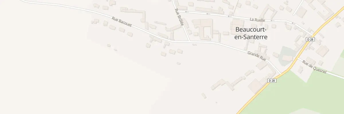 Plan du 3 Rue Bacouët à Beaucourt-en-Santerre