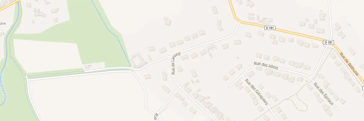 Plan du 145 Rue de Lannoy à Gonnehem