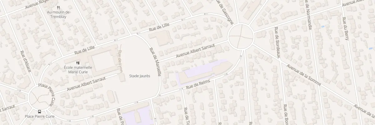 Plan du 82 Av Albert Sarraut à Tremblay-en-France