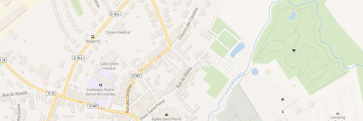 Plan du 3 Rue d’Hondschoote à Steenvoorde