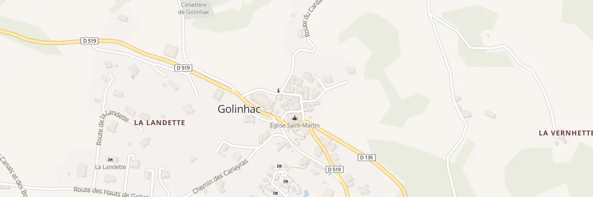 Plan du 5011 Golinhac à Golinhac