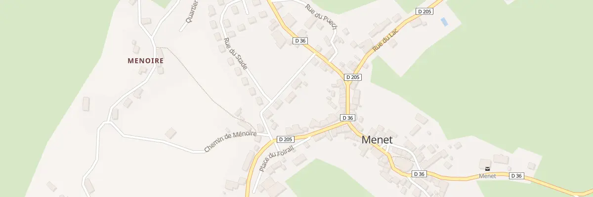 Plan du 5 Rue du Stade à Menet