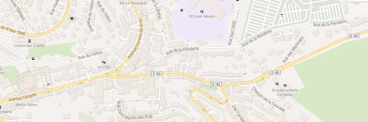 Plan du 10B Rue de la Penderie à Rodez