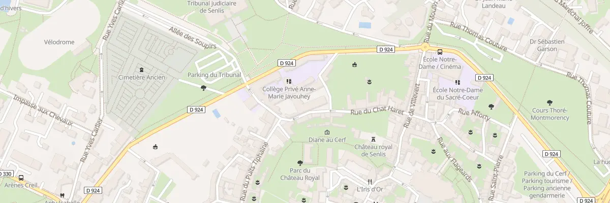 Plan du 3 Pl St Maurice à Senlis