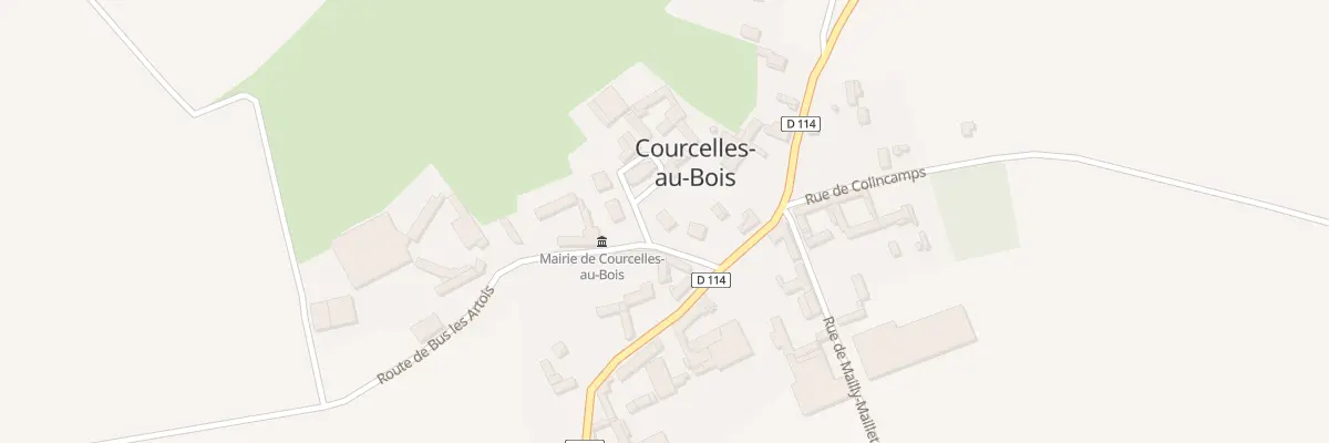 Plan du 5 Rue de l’Église à Courcelles-au-Bois