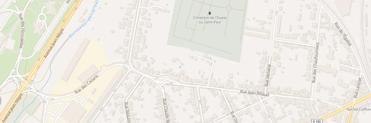 Plan du 66B Rue Jean Billaud à Montluçon