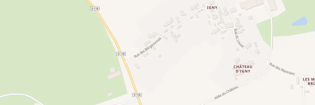 Plan du 82A Igny à La Perche