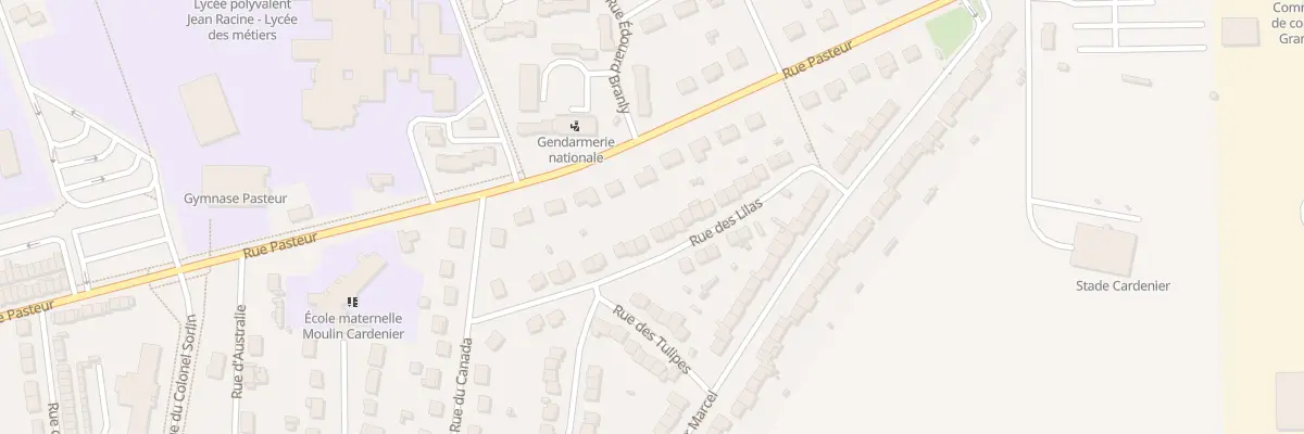 Plan du 156 Rue des Lilas à Montdidier