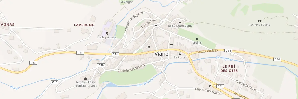 Plan du 36 Av Elysee Gaches à Viane