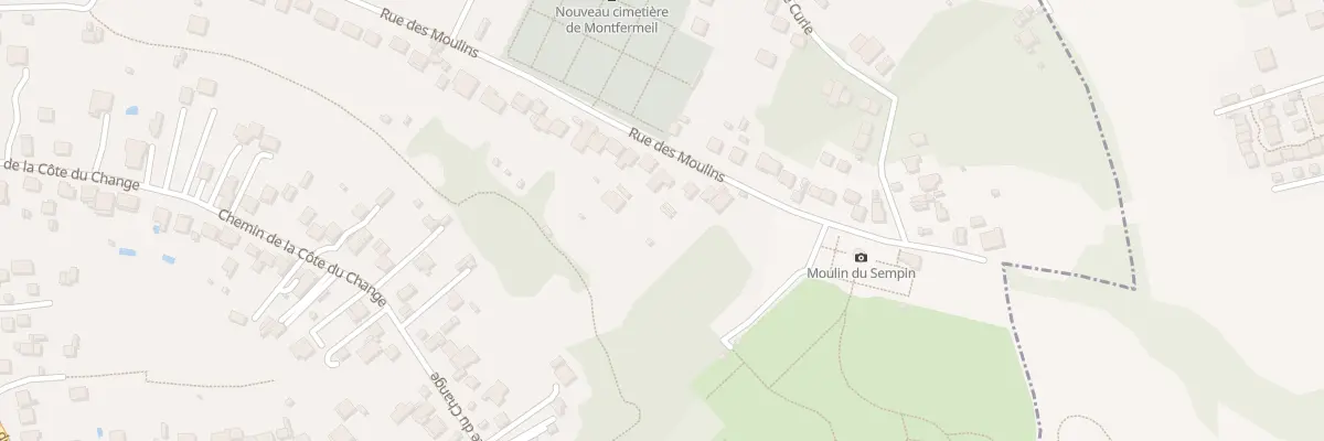 Plan du 116 Rue des Moulins à Montfermeil