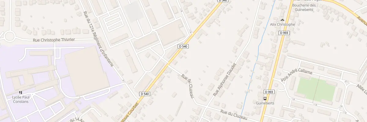 Plan du 61 Rue Gustave Courbet à Montluçon