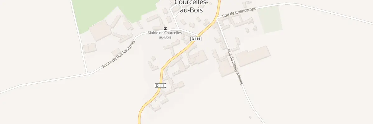 Plan du 3 Rue de Bertrancourt à Courcelles-au-Bois
