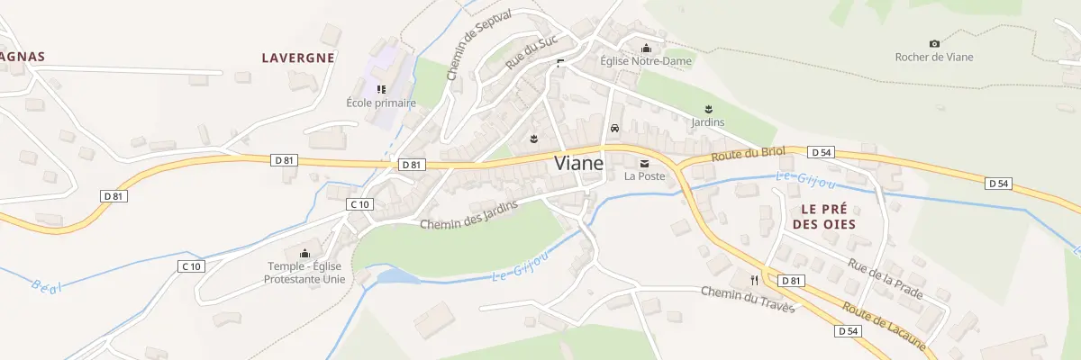 Plan du 17 Av Elysee Gaches à Viane