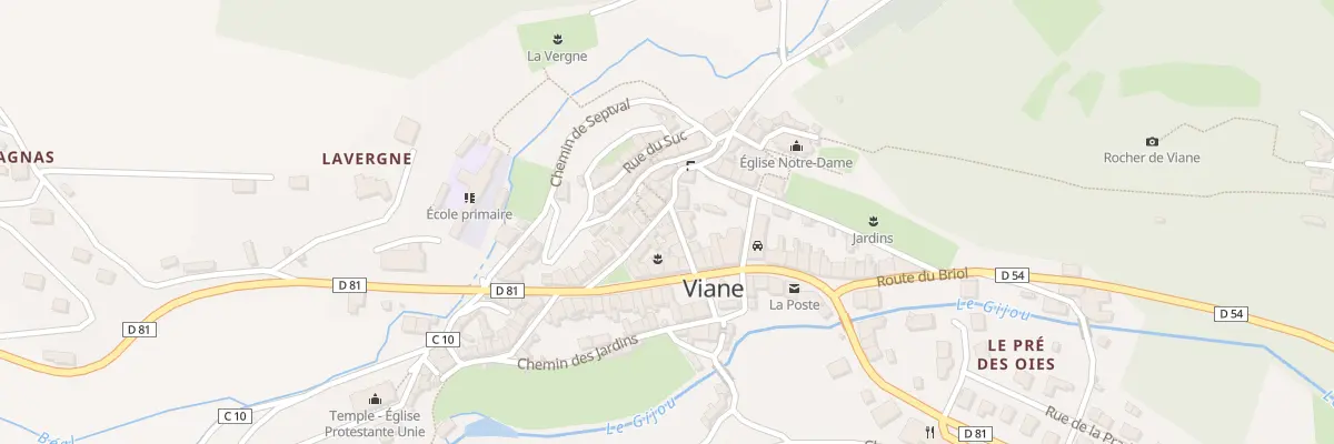 Plan du 5135 Rue du 19 mars 1962 à Viane