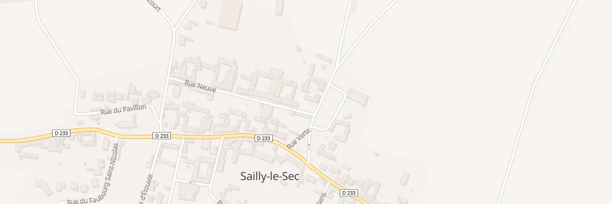 Plan du 1 Rue Neuve à Sailly-le-Sec