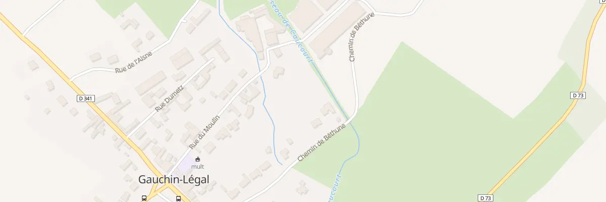 Plan du 211 Rue de Bethune à Gauchin-Légal