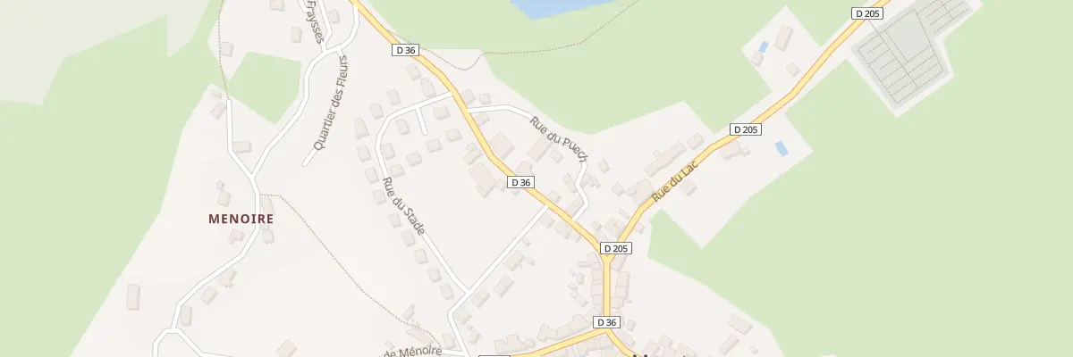 Plan du 6 Rue des Carriers à Menet