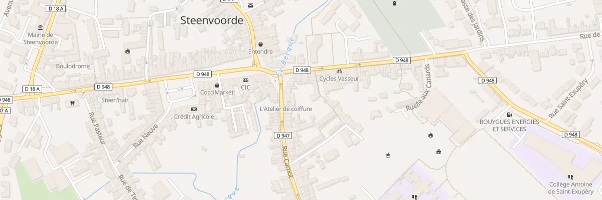 Plan du 5 Rue Carnot à Steenvoorde