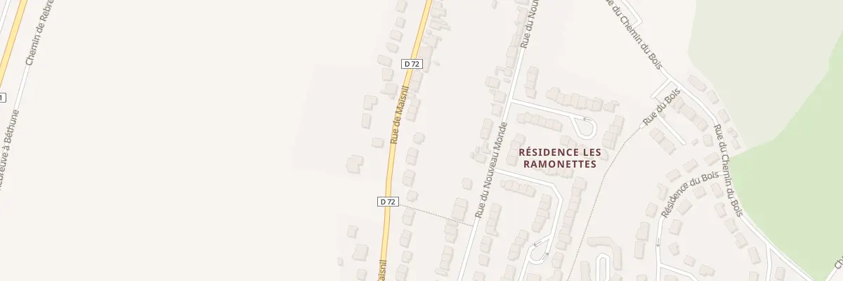 Plan du 77 Rue de Maisnil à Ruitz