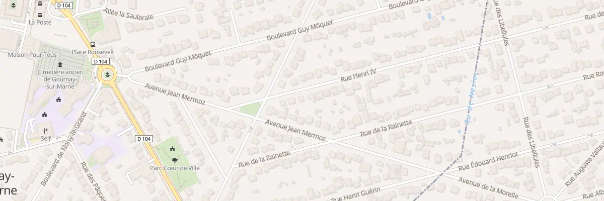Plan du 8 Rue Henri 4 à Gournay-sur-Marne