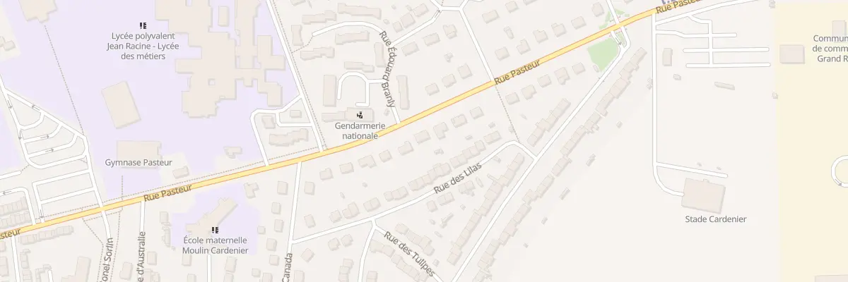 Plan du 674 Rue Pasteur à Montdidier