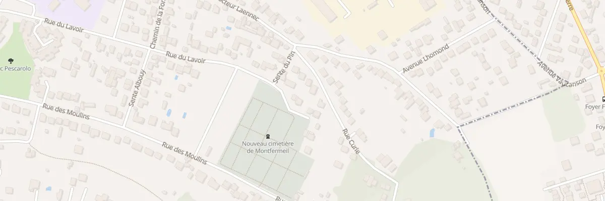 Plan du 125 Rue du Lavoir à Montfermeil