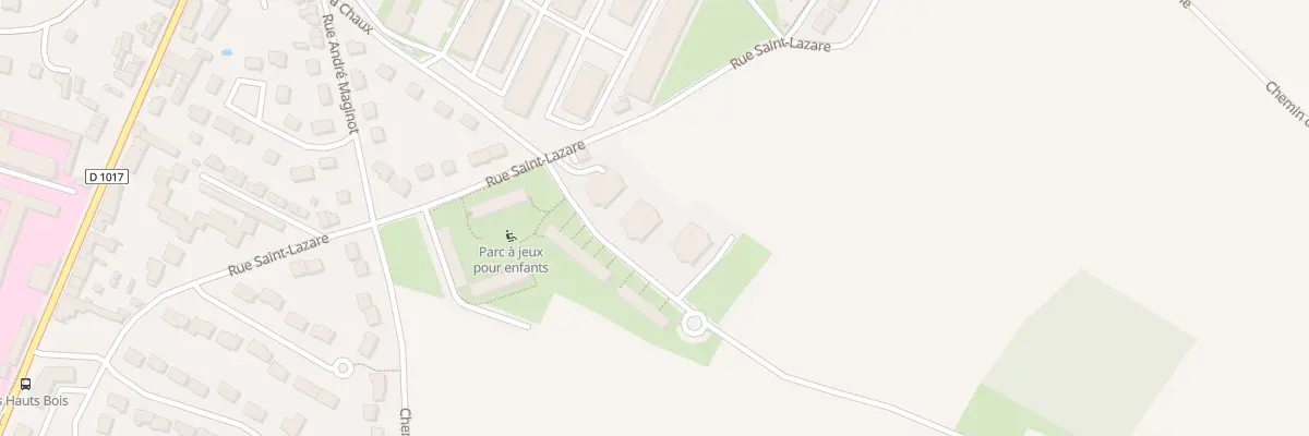 Plan du 44 Rue Saint Lazare à Senlis