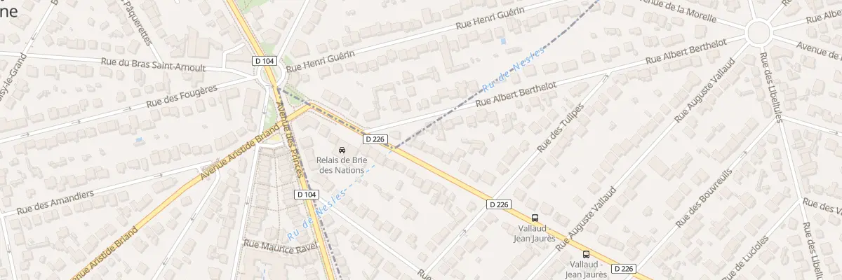 Plan du 87 Rue Albert Berthelot à Champs-sur-Marne