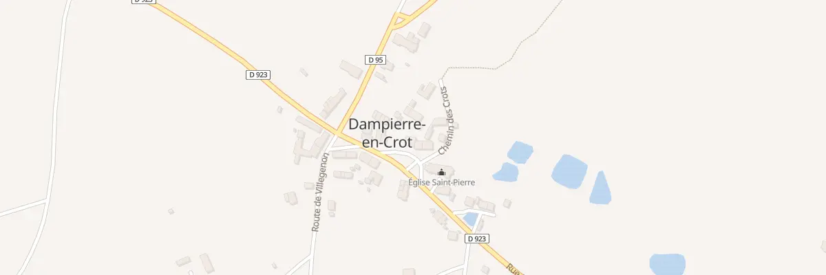 Plan du 12 Rue Principale à Dampierre-en-Crot