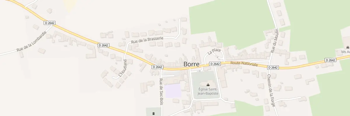 Plan du 1363 Rte Nationale à Borre