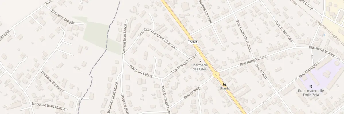 Plan du 5 Rue du Commandant Charcot à Montluçon