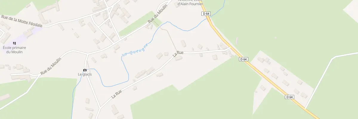 Plan du 9 Rue La Rue à Épineuil-le-Fleuriel