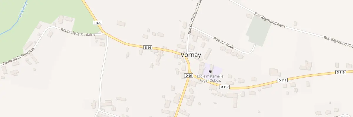 Plan du 2 Pl de la Mairie à Vornay