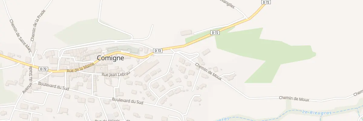 Plan du 3 Che de Moux à Comigne