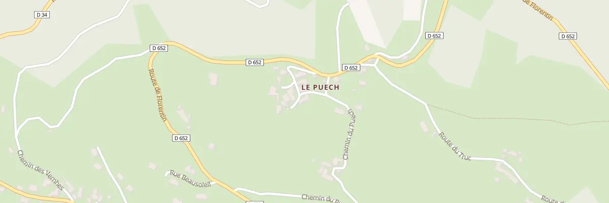Plan du 5092 Le Puech à Campouriez