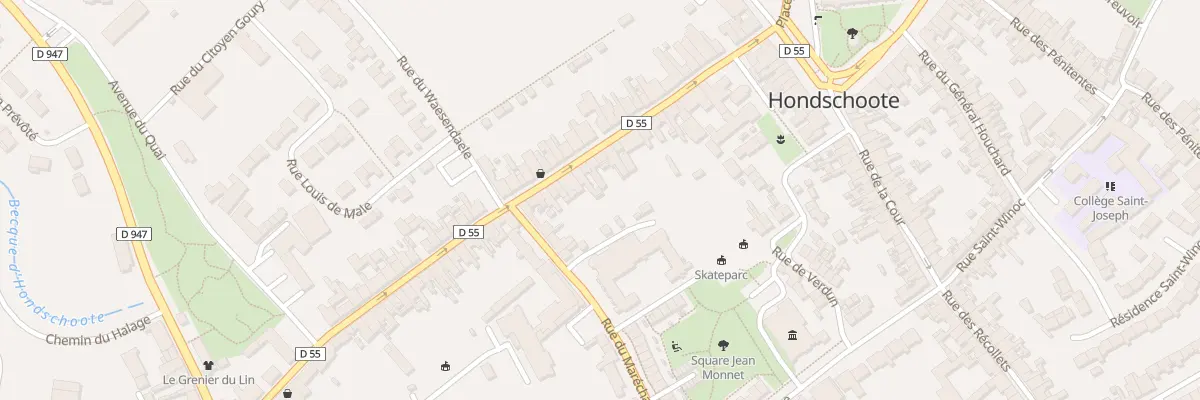 Plan du 23 Rue de la Libération à Hondschoote