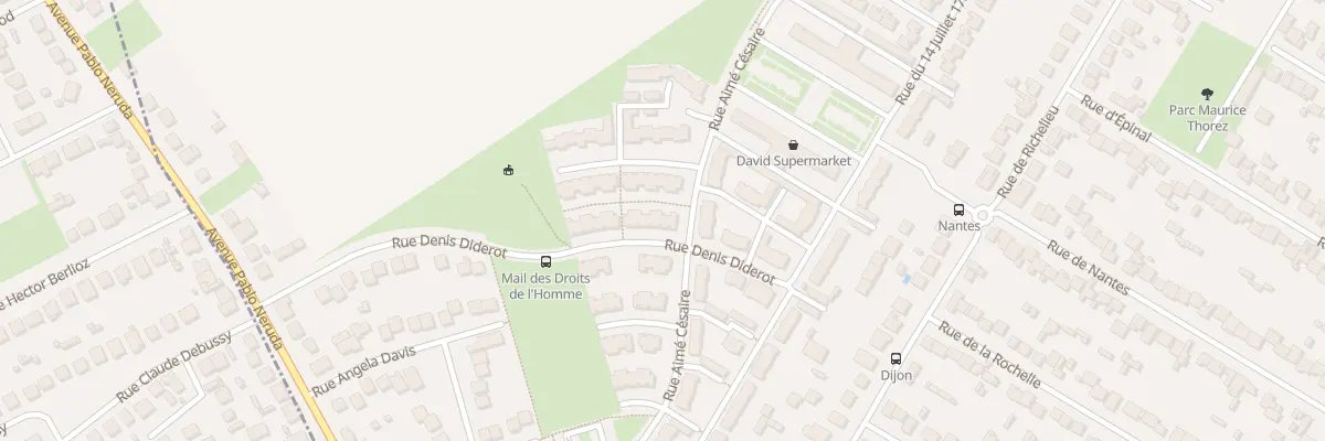 Plan du 16 Rue Denis Diderot à Mitry-Mory