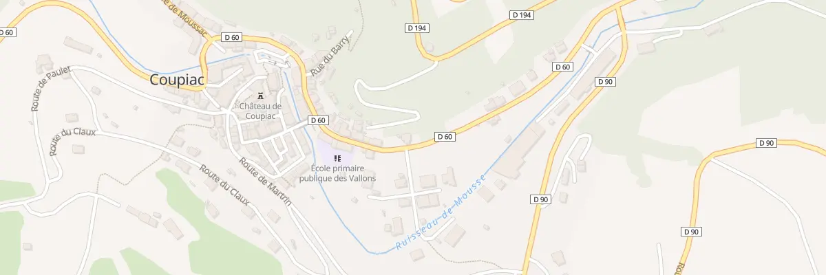 Plan du 35 Av Raymond Bel à Coupiac