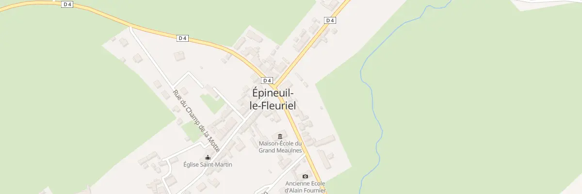 Plan du 3 Rue Alain Fournier à Épineuil-le-Fleuriel