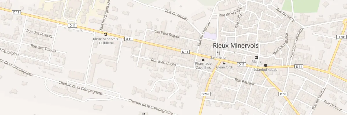 Plan du 50 Av Georges Clémenceau à Rieux-Minervois