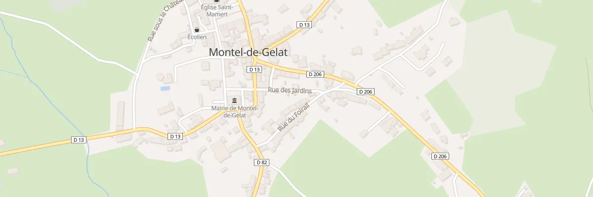 Plan du 7 Rue du Foirail à Montel-de-Gelat