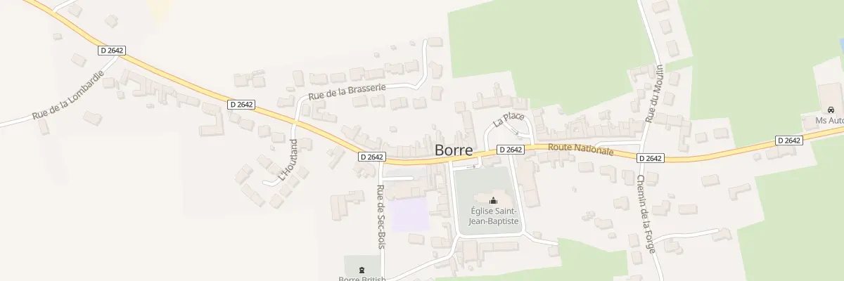 Plan du 1375 Rte Nationale à Borre
