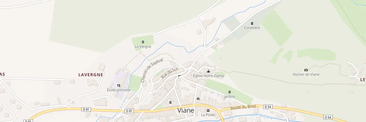 Plan du 5144 Le Moulinet à Viane