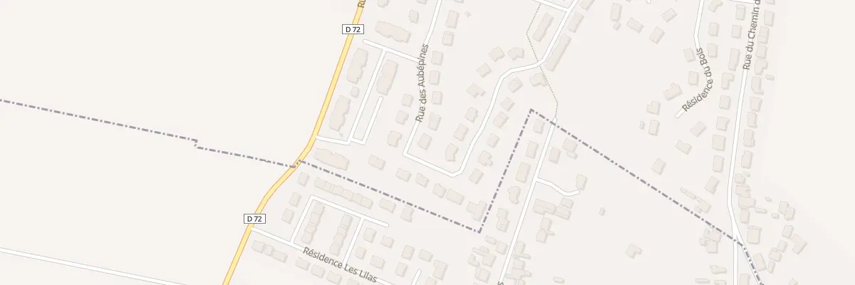 Plan du 11 Rue des Aubepines à Ruitz