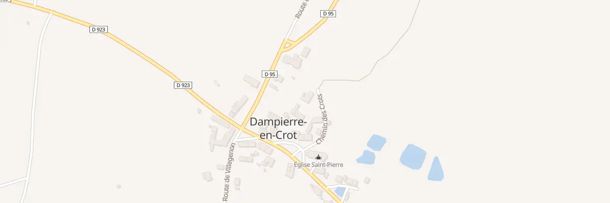 Plan du 8 Rue Principale à Dampierre-en-Crot