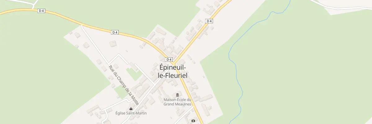 Plan du 1 Rue Alain Fournier à Épineuil-le-Fleuriel