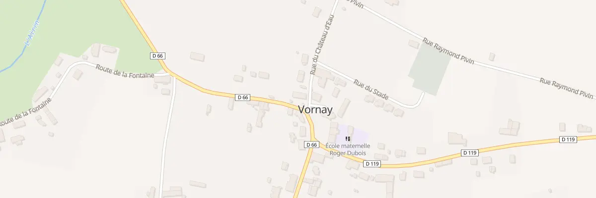 Plan du 2 Rte de Bourges à Vornay
